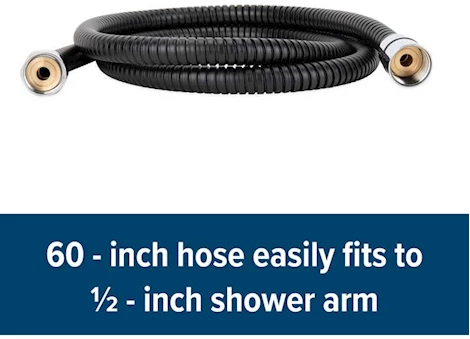 Camco SHOWER HEAD HOSE-BLACK (E)