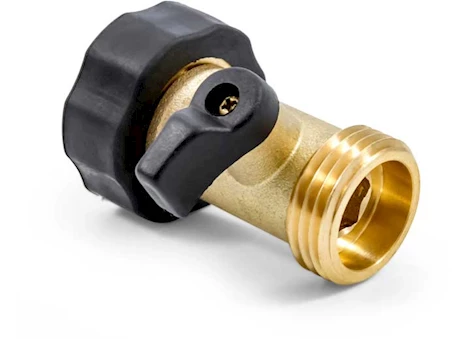 Camco Fresh water hose valve, straight, brass llc Main Image