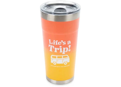 Camco LIBATC, PAINTED TUMBLER, LIFES A TRIP, 20OZ