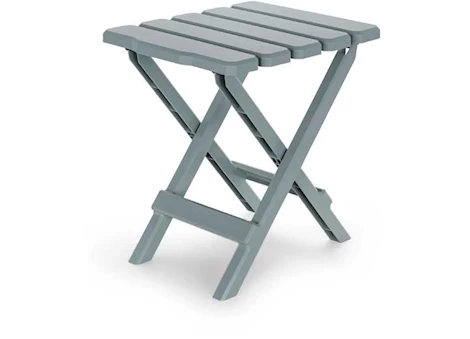 Camco Adirondack Folding Side Table - Gray, 14"W x 12"D x 15"H | 51682