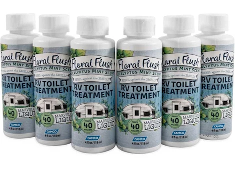Camco Floral flush, eucalyptus mint, singles, 6-4oz bottles Main Image