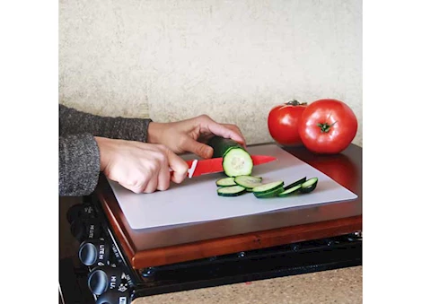 Camco Silent Top RV Stovetop Cover – Bordeaux | 43526