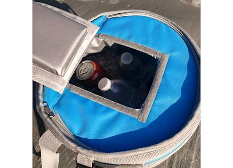 Camco Pop-Up Cooler - Blue with Bottle Opener