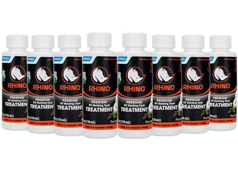 Camco Rhino Enzyme RV Holding Tank Treatment Singles - Fresh Pine Scent, 8 Treatments Main Image