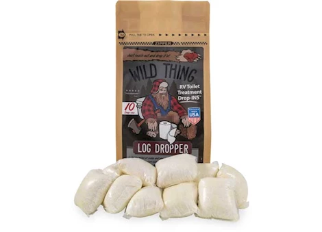 Camco WILD THING, LOG DROPPER DROP-INS, 10/BAG