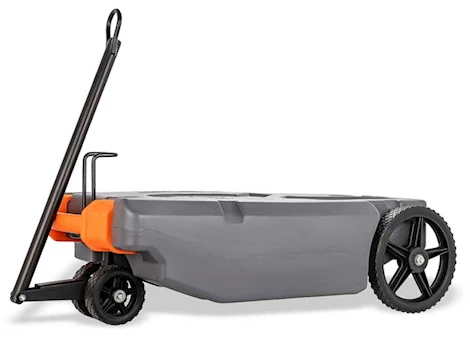 Camco Rhino Tote Tank Portable & Steerable RV Waste Holding Tank Kit – 28 Gallon Capacity | 39005