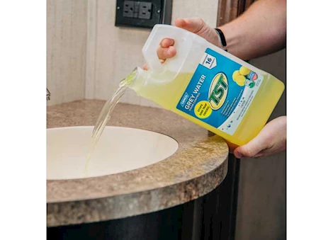 Camco TST Grey Water Odor Control - Lemon Scent, 64 oz. Main Image