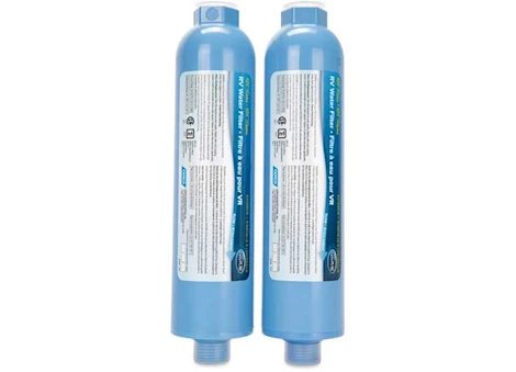 Camco TastePURE KDF Water Filters - Pack of 2 (Bilingual) | 40044