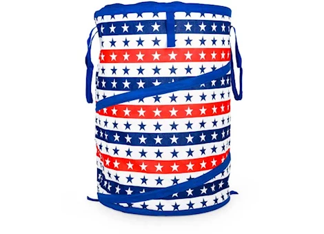 Camco Pop-Up Container - 18" x 24" Blue/Red w/ Stars | 51993