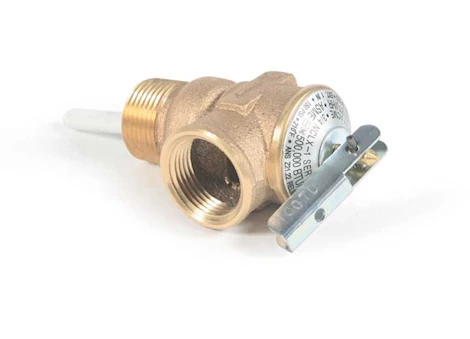 Camco Temperature & Pressure Relief Valve for RV Water Heater – 3/4” Valve with 1” Probe Main Image