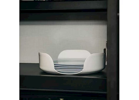 Camco STACK-A-PLATE, BRIGHT WHITE