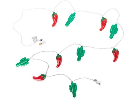 Camco Party Lights - Chili & Cactus | 42659
