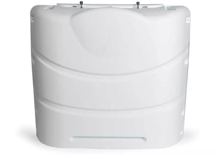 Camco RV Propane Tank Cover for two 20 lb. or 30 lb. Steel Tanks – Polar White