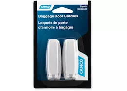 Camco Baggage Door Catch (2-Pack) - Polar White