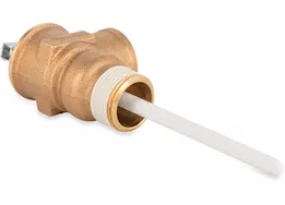 Camco Temperature & Pressure Relief Valve for Water Heater – 3/4” Valve with 4” Probe (Packaged)