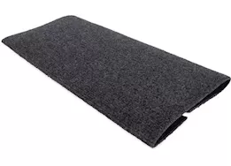 Camco RV Wrap Around Step Rug - 18" Wide Gray