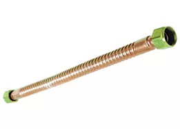 Camco Water connector 18in x 3/4 in x 3/4in fip flex copper llc