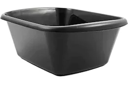 Camco Mini dish pan, black, bilingual