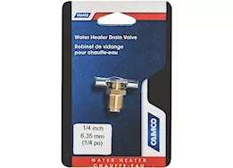 Camco Water heater brass drain valve 1/4in