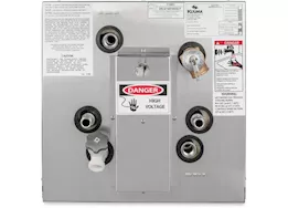 Camco 5 gal electric water heater, 240v (l1&n wiring) front heat exch, side mount