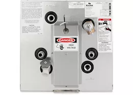 Camco 6 gal electric water heater, 240v (l1&n wiring) front heat exch,fr/back mount