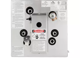 Camco 5 gal electric water heater, 120v front heat exch, side mount