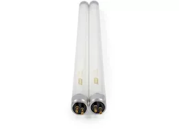 Camco Replacement Fluorescent Light Bulb (2-Pack) – F8T5/CW, 8 Watts, 12”