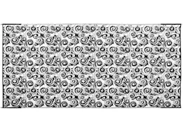 Camco Open Air Reversible Outdoor Mat - 8' x 16' Charcoal Swirl