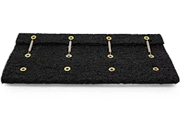 Camco Premium Wrap Around RV Step Scrub Rug - 23" Wide Black|42966