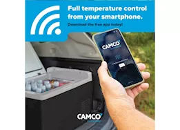Camco portable refrigerator - cam-550, 55 liter, 12v/110v