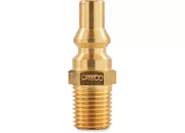 Camco lp quick connect, 1/4in npt x full flow male plug, clamshell