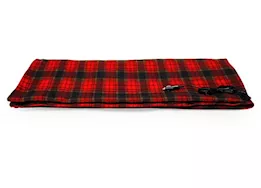 Camco Heated blanket, 12volt, 59in x 43in, red/black plaid
