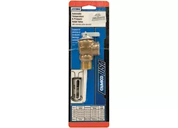 Camco Temperature & Pressure Relief Valve for Water Heater – 3/4” Valve with 4” Probe