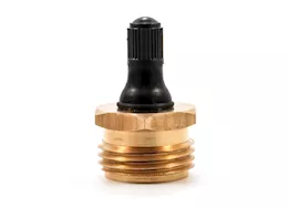 Camco Blow Out Plug with Schrader Valve – Brass