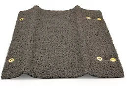 Camco Premium Wrap Around RV Step Scrub Rug - 18" Wide Gray|42964