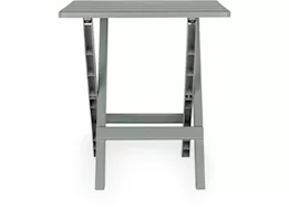 Camco Adirondack Folding Table - Gray, 18"W x 15"D x 19.5"H