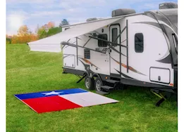 Camco Open Air Reversible Outdoor Mat - 9' x 12' Texas Flag