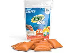 Camco Tst max orange drop-ins, 10/bag (e)