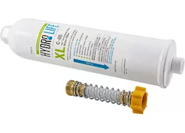 Camco Hl hydroponics c-85 xl inline hose filter, w/flexible hose protector