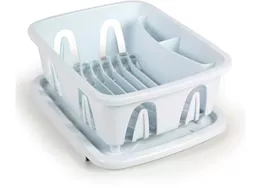 Camco Mini Dish Drainer & Tray - White