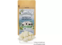 Camco Floral flush, eucalyptus mint,drop-ins, 10/bag