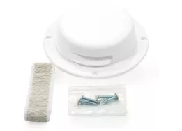 Camco Roof vent assembly, round, white