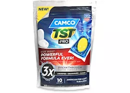 Camco Tst pro rv holding tank treatment drop-ins american pine scent 10 pack