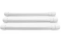 Camco Cupboard Bar (3-Pack) – Extends 10" to 17", White