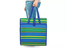 Camco Handy mat w/strap, 9ftx12ft blue/green asymmetric stripe (e/f)