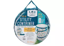 Camco Life is better at the campsite pop-up utility container 15in x 18in