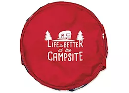 Camco Life is better at the campsite patriotic pop-up utility container 18in x 24in