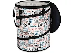 Camco Life is better at the campsite graffiti pop-up utility container 18in x 24in