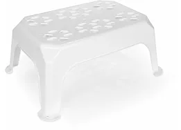 Camco Step stool, plastic, large, white (e/f)