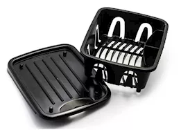 Camco Mini Dish Drainer & Tray - Black